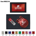 8GB Swivel USB and Holiday Bulb Ornament Gift Set